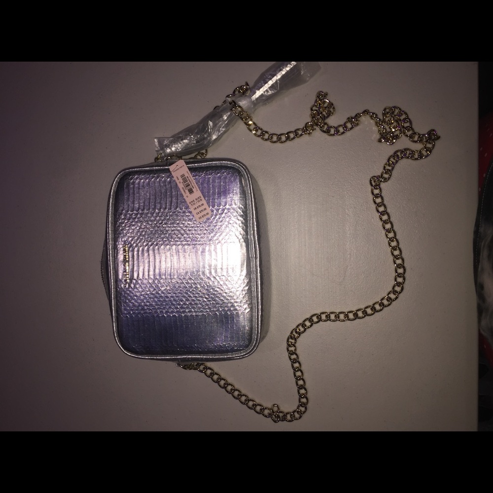 Cute Victoria's Secret cross body metallic bag NWT